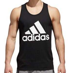 Adidas Black and White Performance Tank